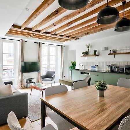 Magnifique Appartement Pour 6 - Montorgueil Paris Luaran gambar
