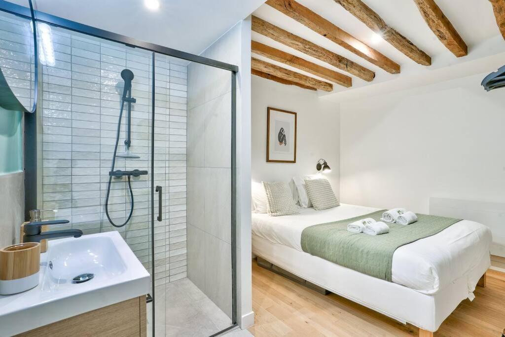 Magnifique Appartement Pour 6 - Montorgueil Paris Luaran gambar