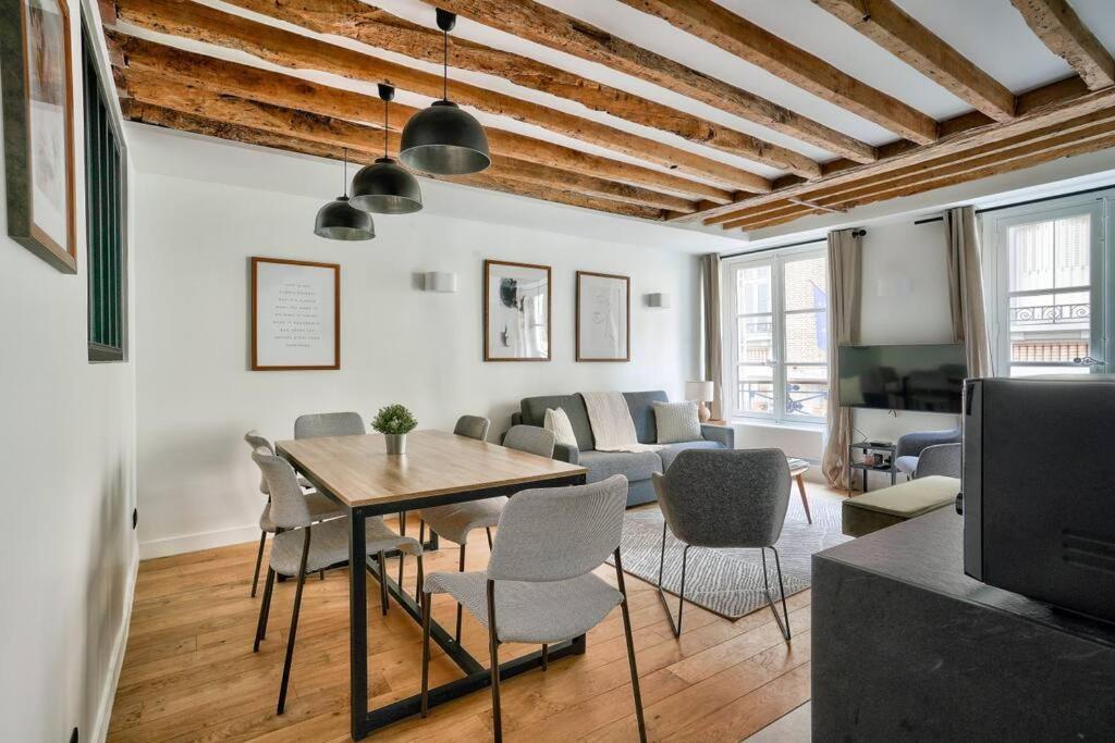 Magnifique Appartement Pour 6 - Montorgueil Paris Luaran gambar